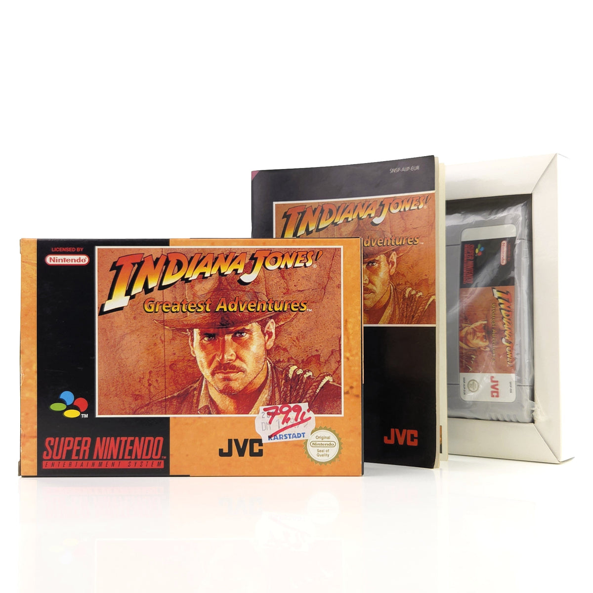 Super Nintendo Spiel Indiana Jones OVP