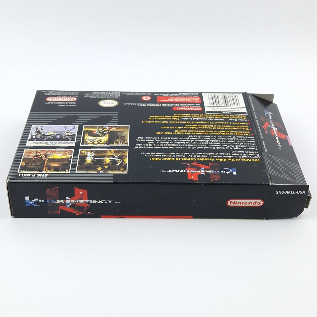 Super Nintendo Spiel – Killer Instinct + Music CD OVP SNES USA