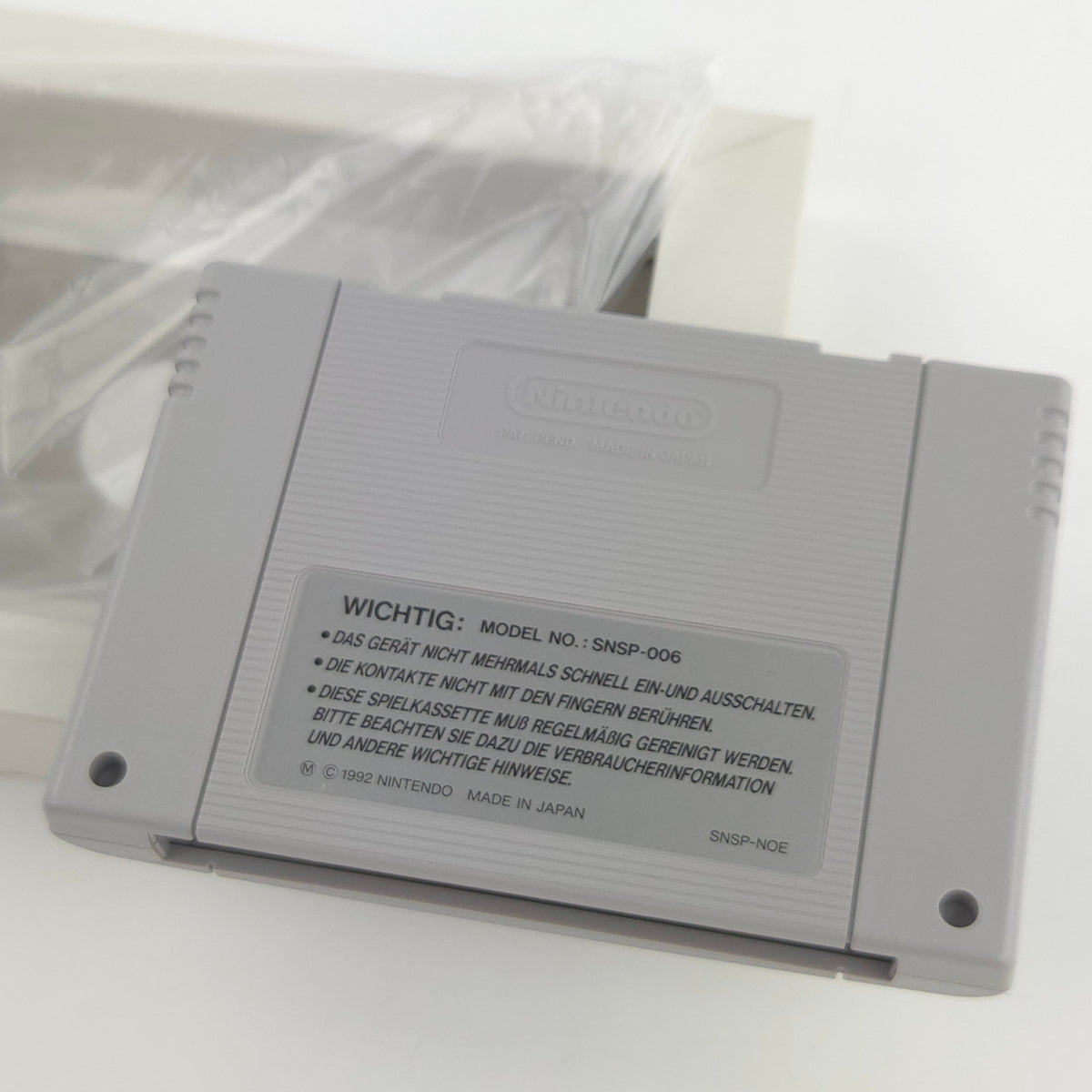 Super Nintendo Spiel King of the Monsters OVP PAL