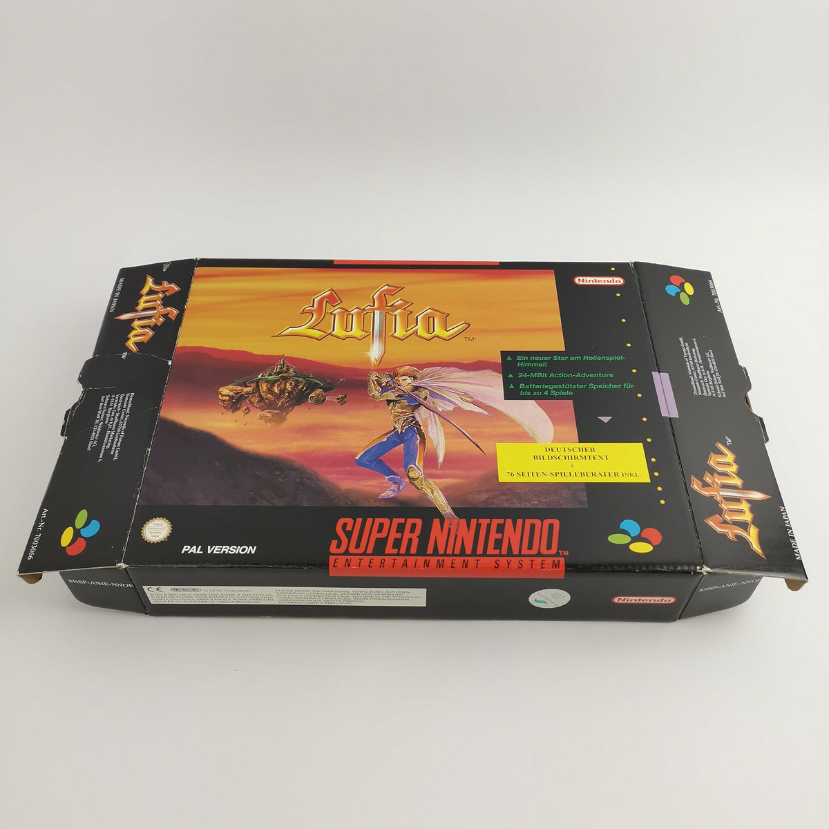 Super Nintendo Spiel – Lufia Big Box CIB OVP PAL NOE
