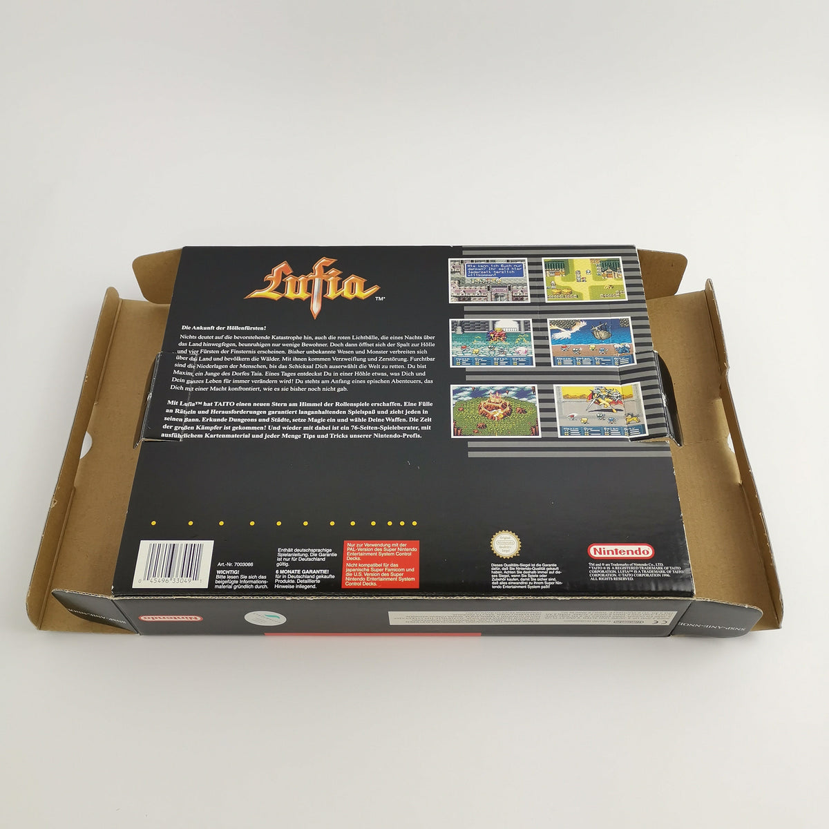 Super Nintendo Spiel – Lufia Big Box CIB OVP PAL NOE