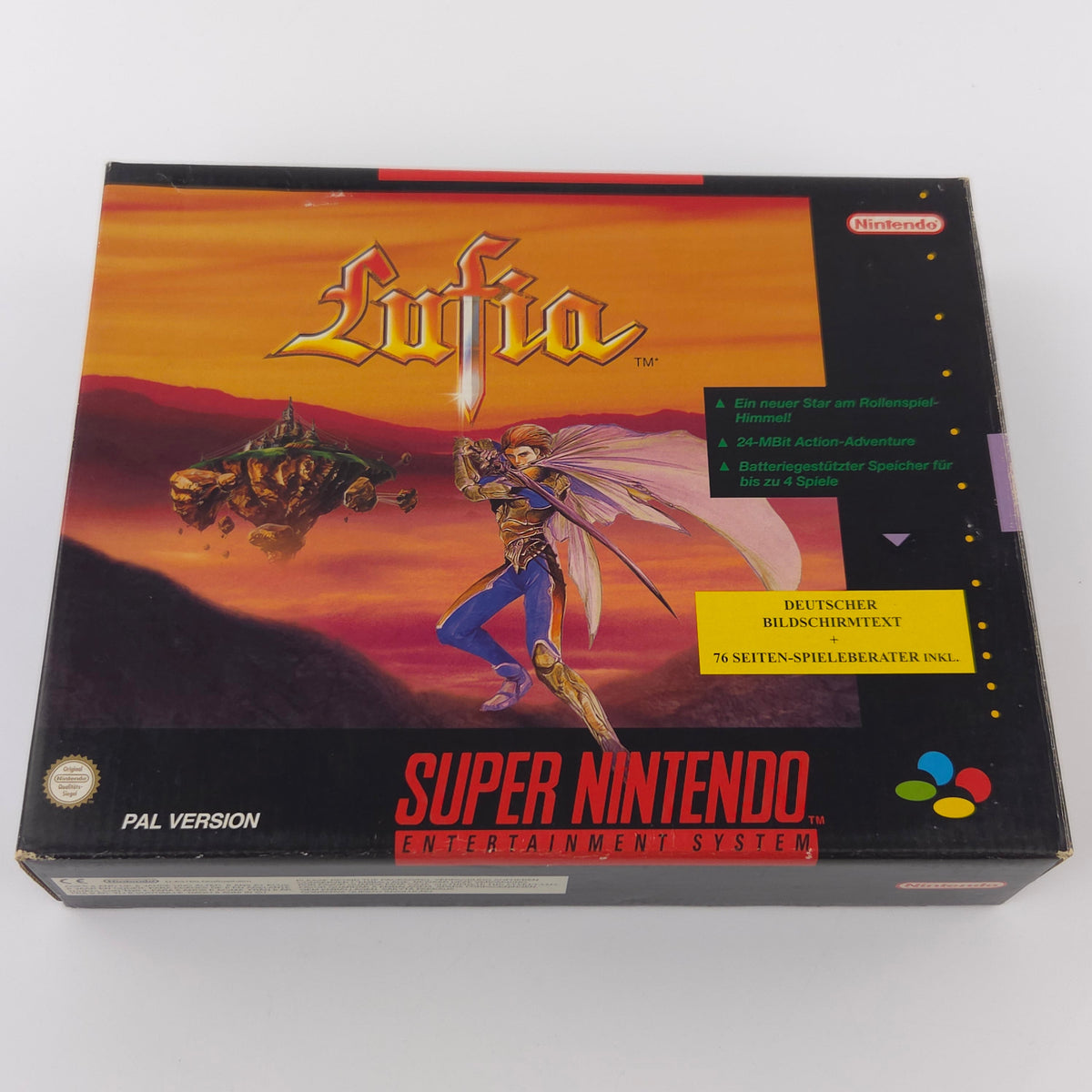 Super Nintendo Spiel – Lufia Big Box OVP PAL NOE