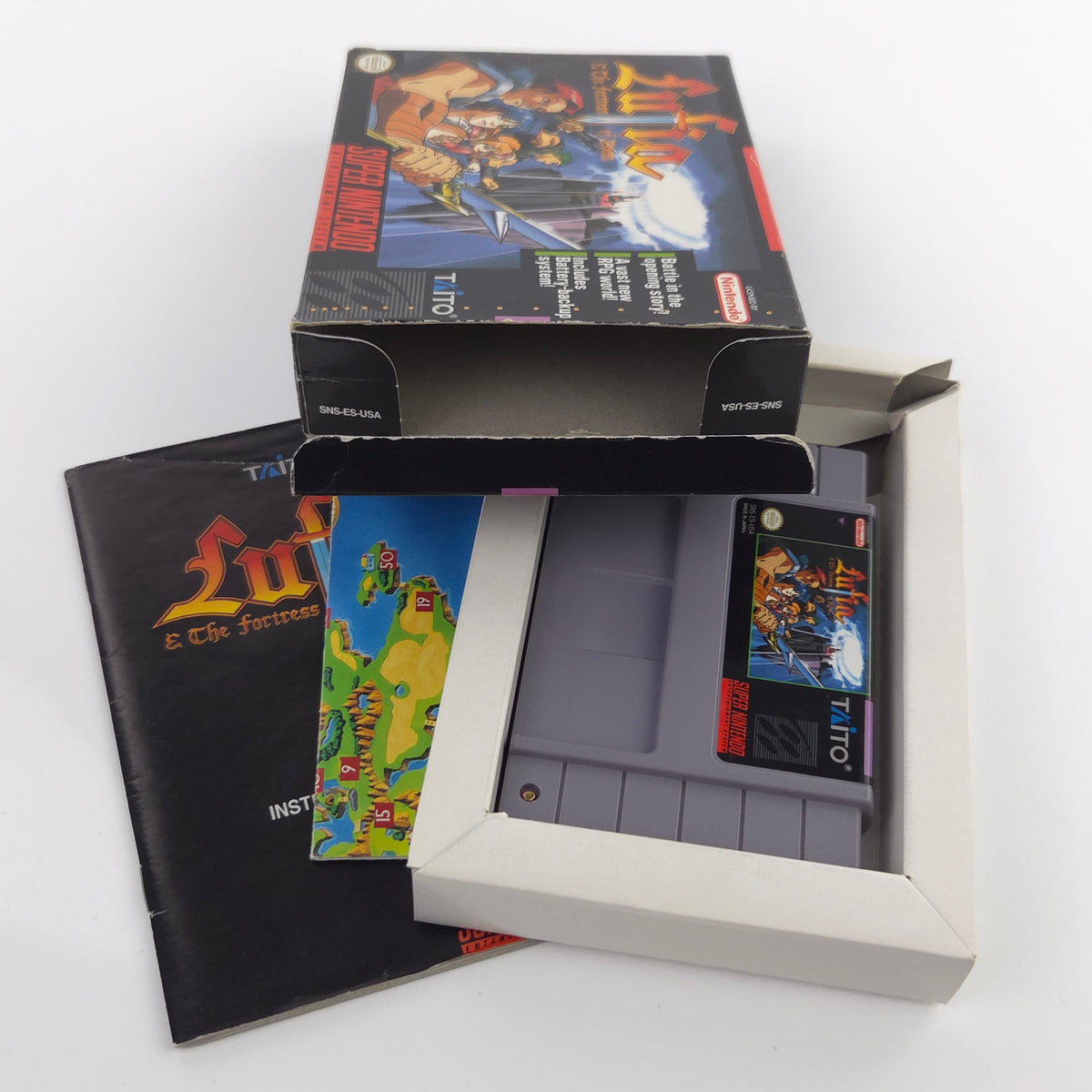 Super Nintendo Spiel – Lufia & the Fortress of Doom (OVP)