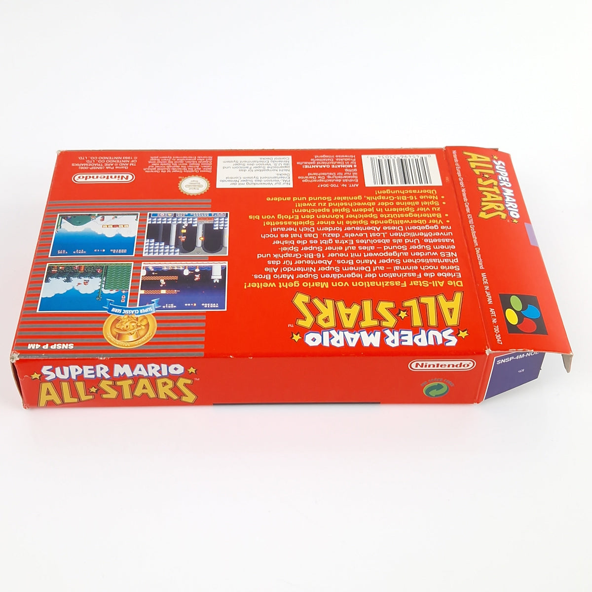 Super Nintendo Spiel – Super Mario Allstars OVP SNES