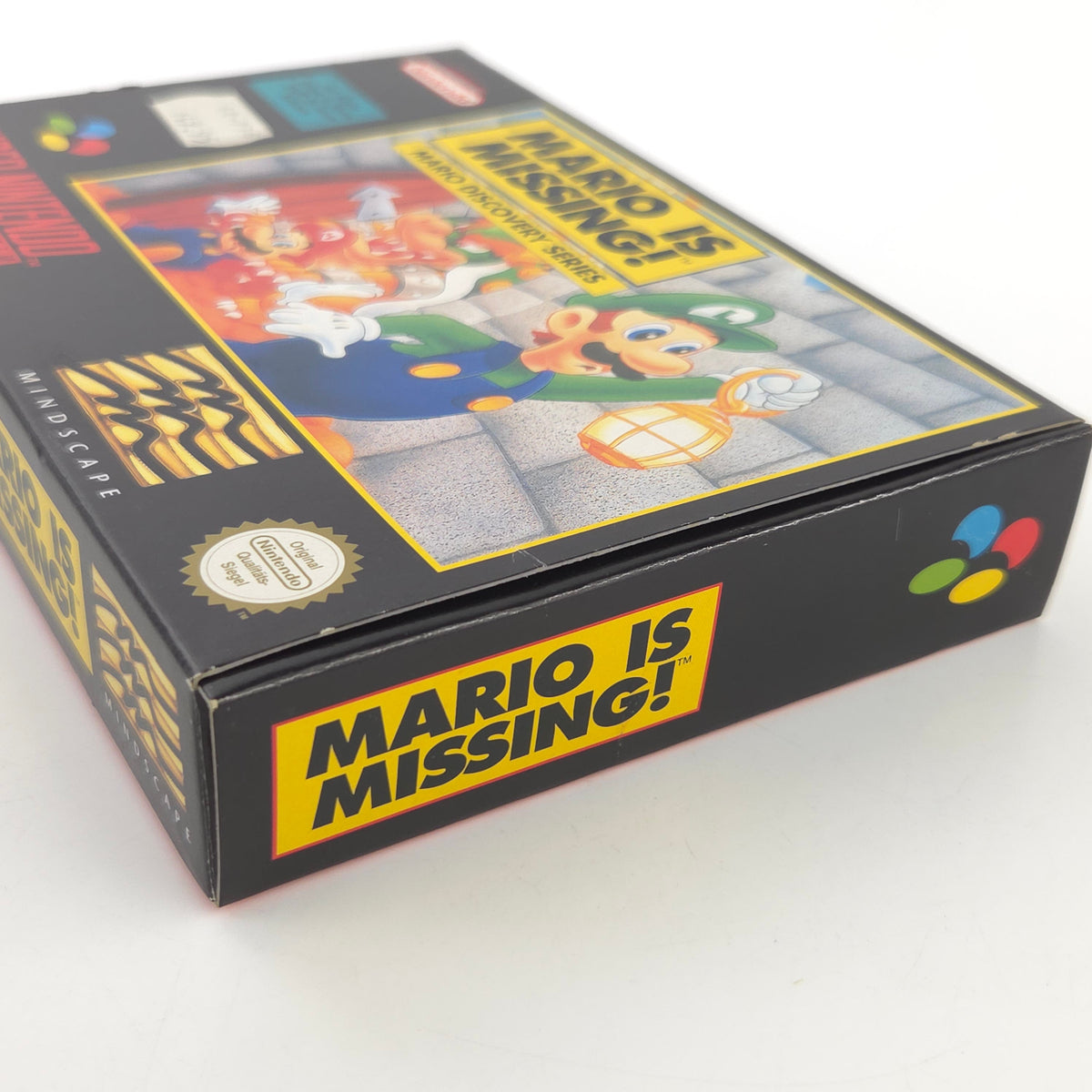 Super Nintendo Spiel Mario is Missing OVP PAL DE