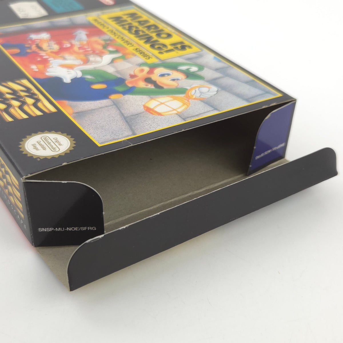 Super Nintendo Spiel Mario is Missing OVP PAL DE