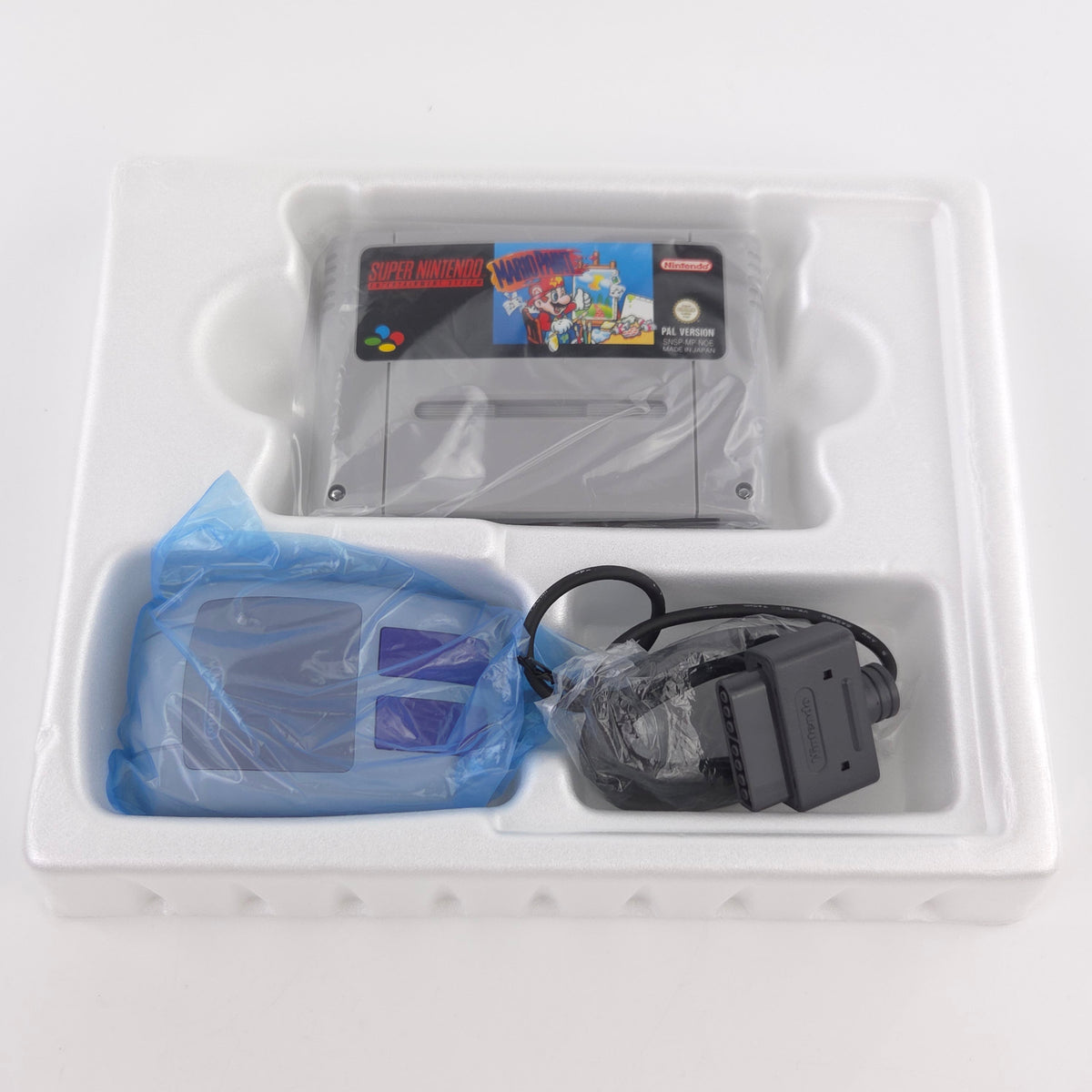 Super Nintendo Spiel – Mario Paint Big Box OVP PAL NOE