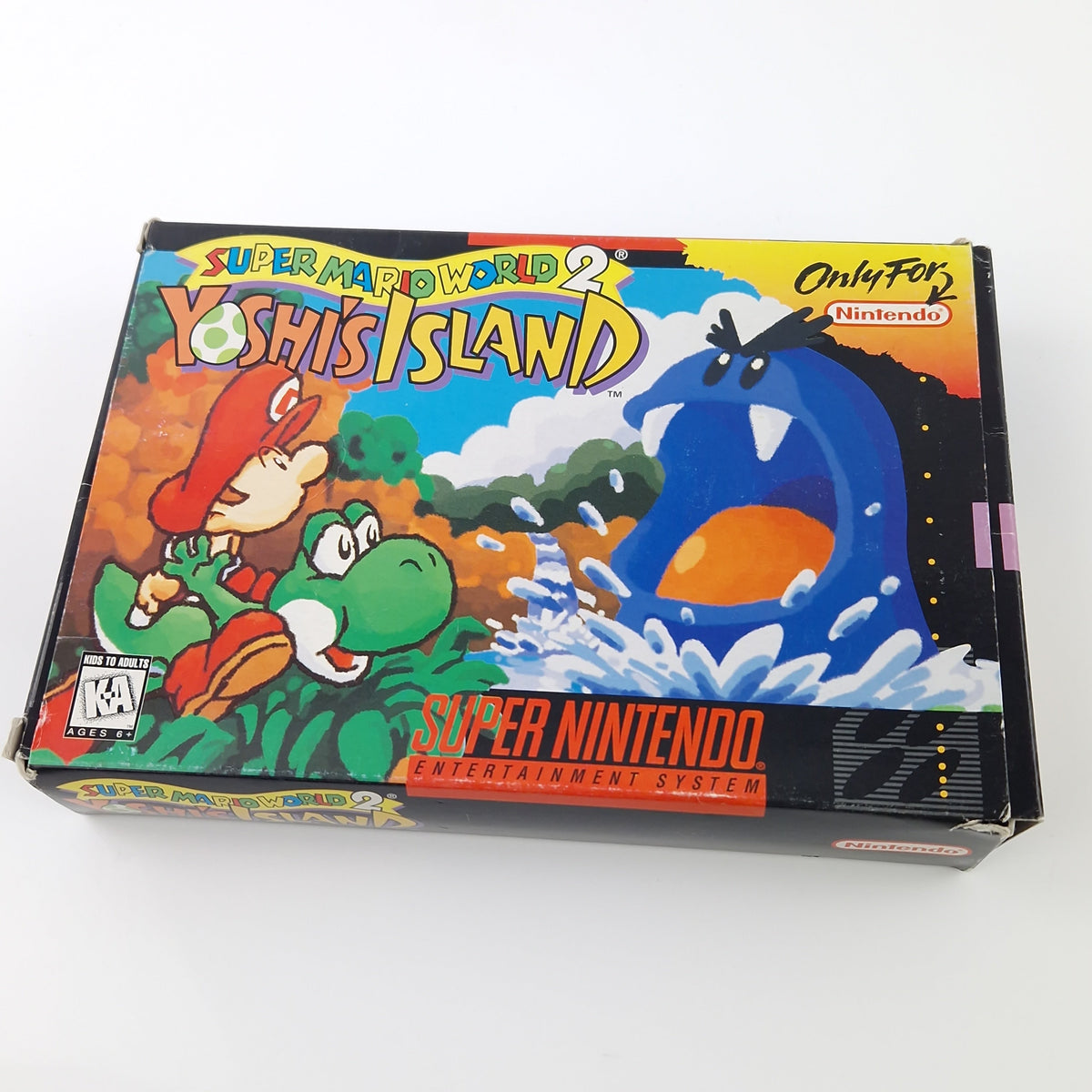 Super Nintendo Spiel – Super Mario World 2 Yoshis Island OVP