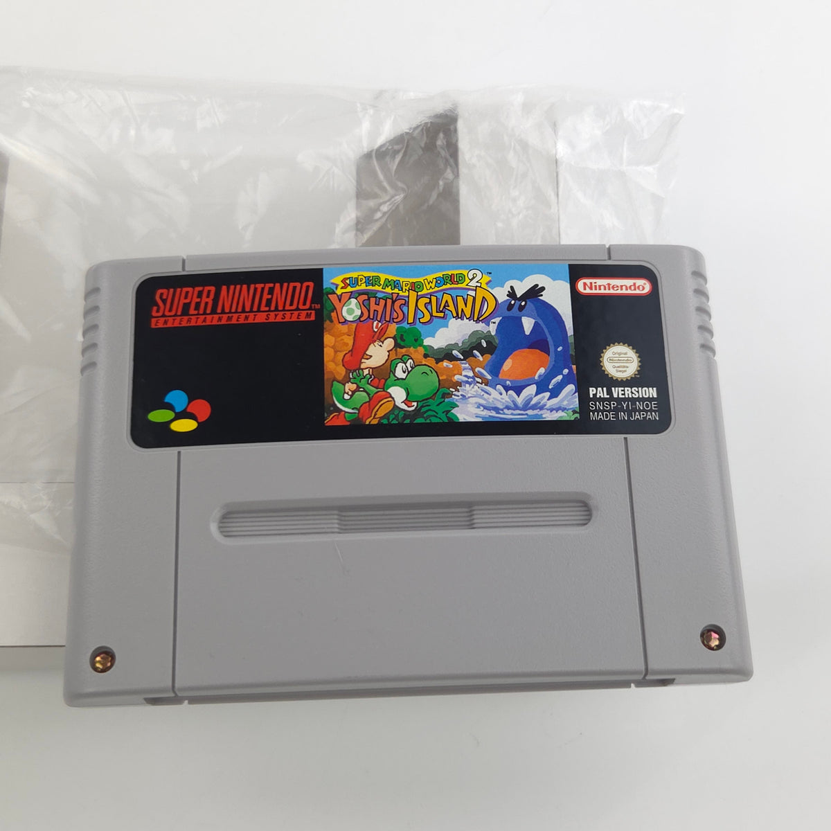 Super Nintendo Spiel – Super Mario World 2 Yoshis Island OVP