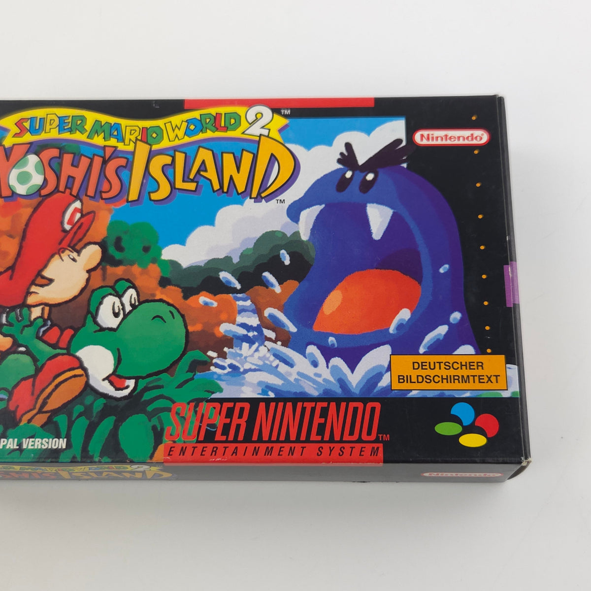 Super Nintendo Spiel – Super Mario World 2 Yoshis Island OVP