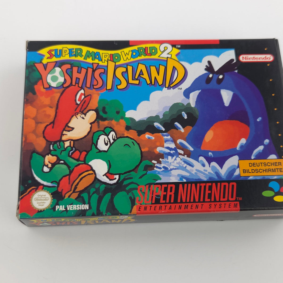 Super Nintendo Spiel – Super Mario World 2 Yoshis Island OVP