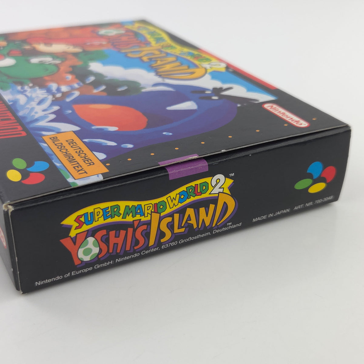 Super Nintendo Spiel – Super Mario World 2 Yoshis Island OVP