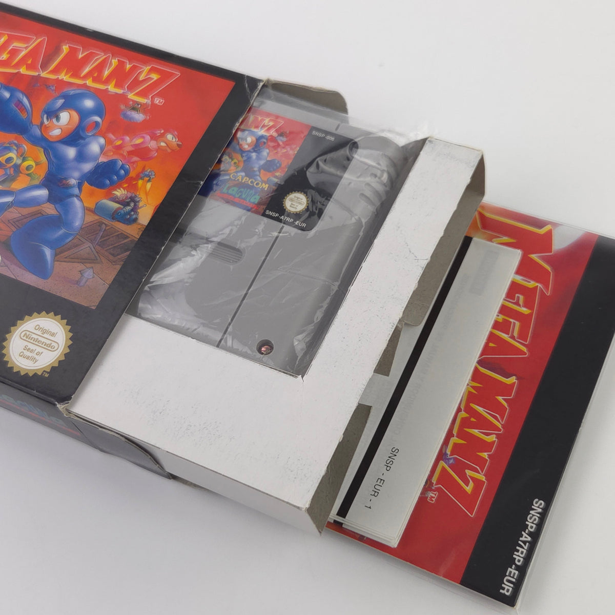 Super Nintendo Spiel – Mega Man 7 (OVP PAL)