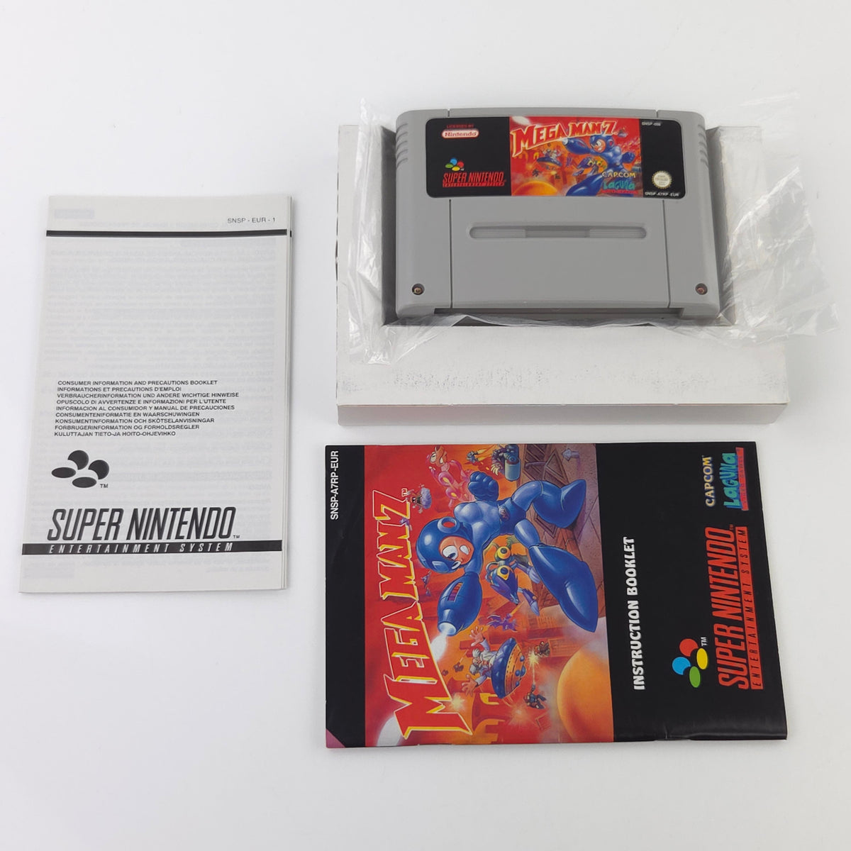 Super Nintendo Spiel – Mega Man 7 (OVP PAL)