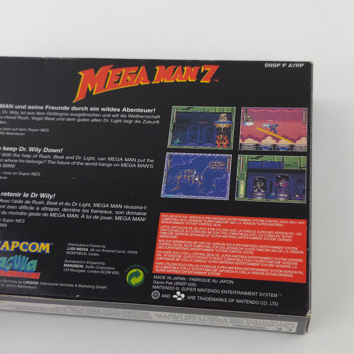 Super Nintendo Spiel – Mega Man 7 (OVP PAL)