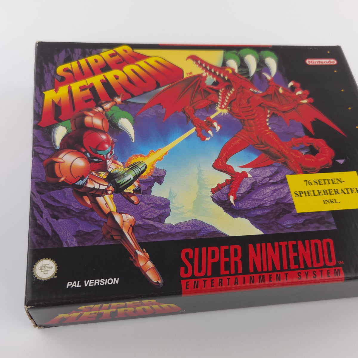 Super Nintendo Spiel – Super Metroid (SNES OVP PAL)