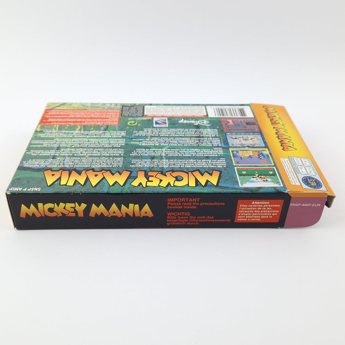 Super Nintendo Spiel – Mickey Mania OVP PAL CIB SNES Disney