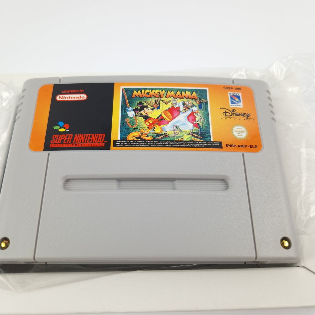Super Nintendo Spiel – Mickey Mania OVP PAL CIB SNES Disney