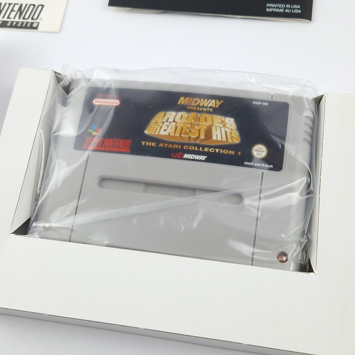Super Nintendo Spiel – Midway Arcades Greatest Hits OVP
