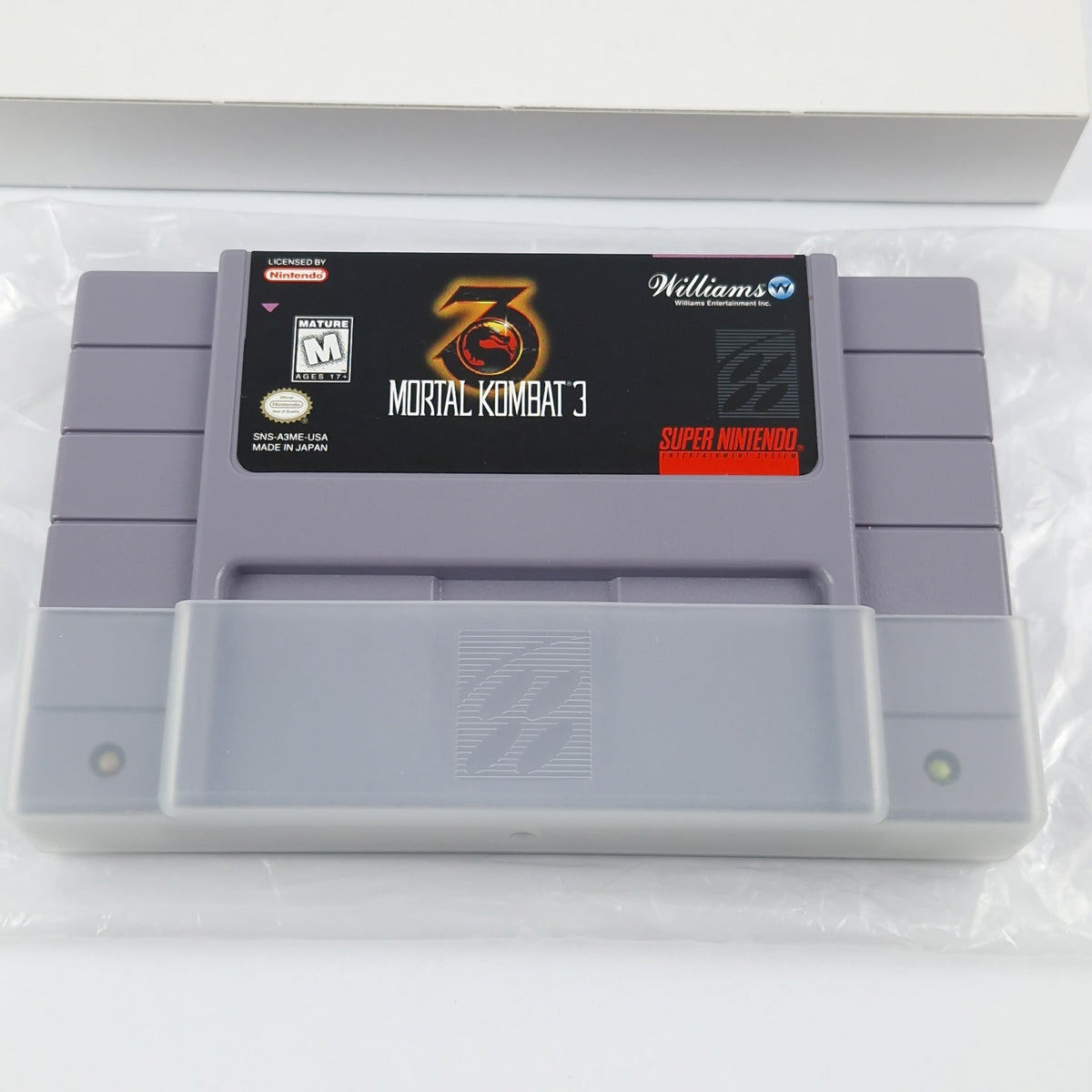 Super Nintendo Spiel – Mortal Kombat 3 OVP SNES USA