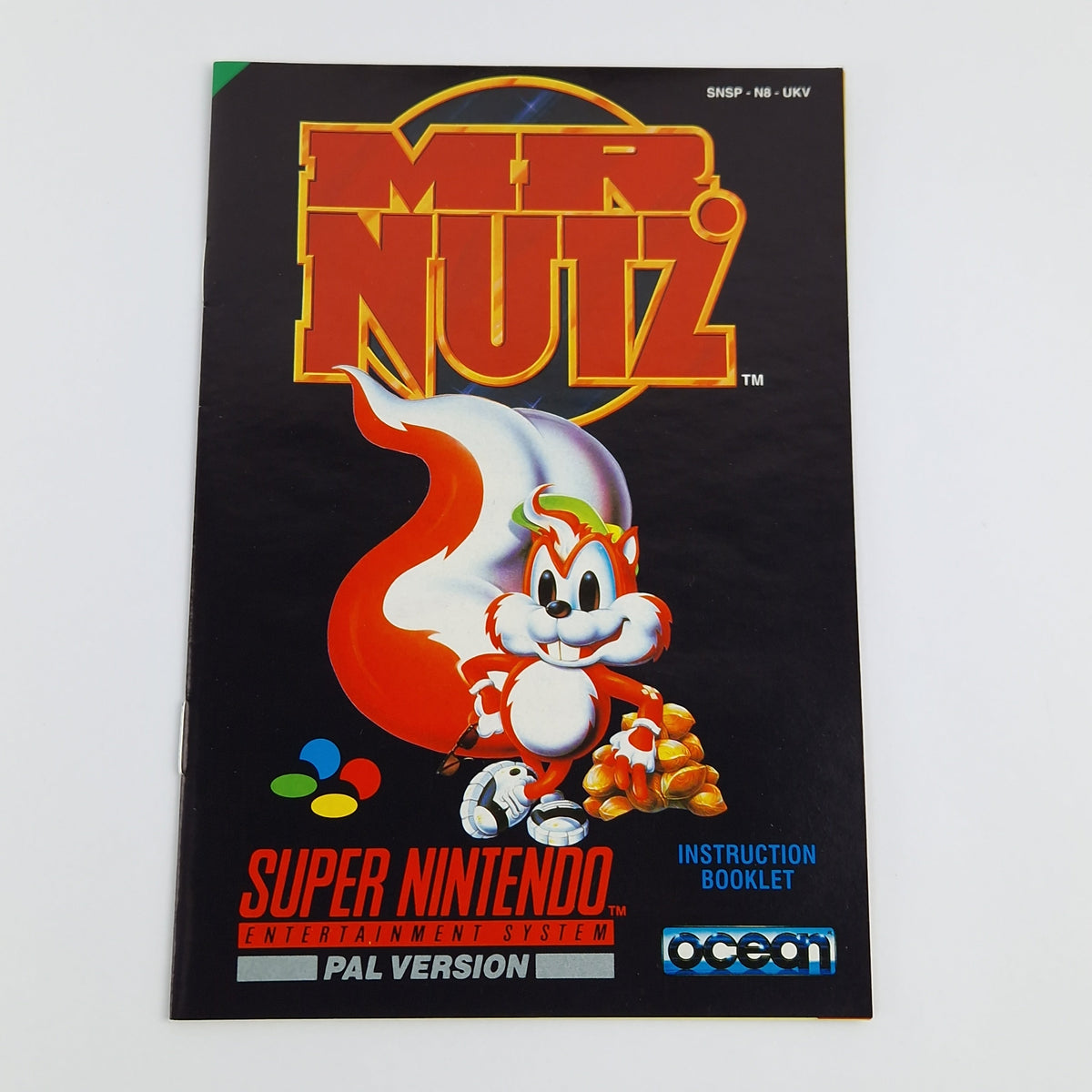 Super Nintendo Spiel – Mr. Nutz Modul Anleitung OVP PAL