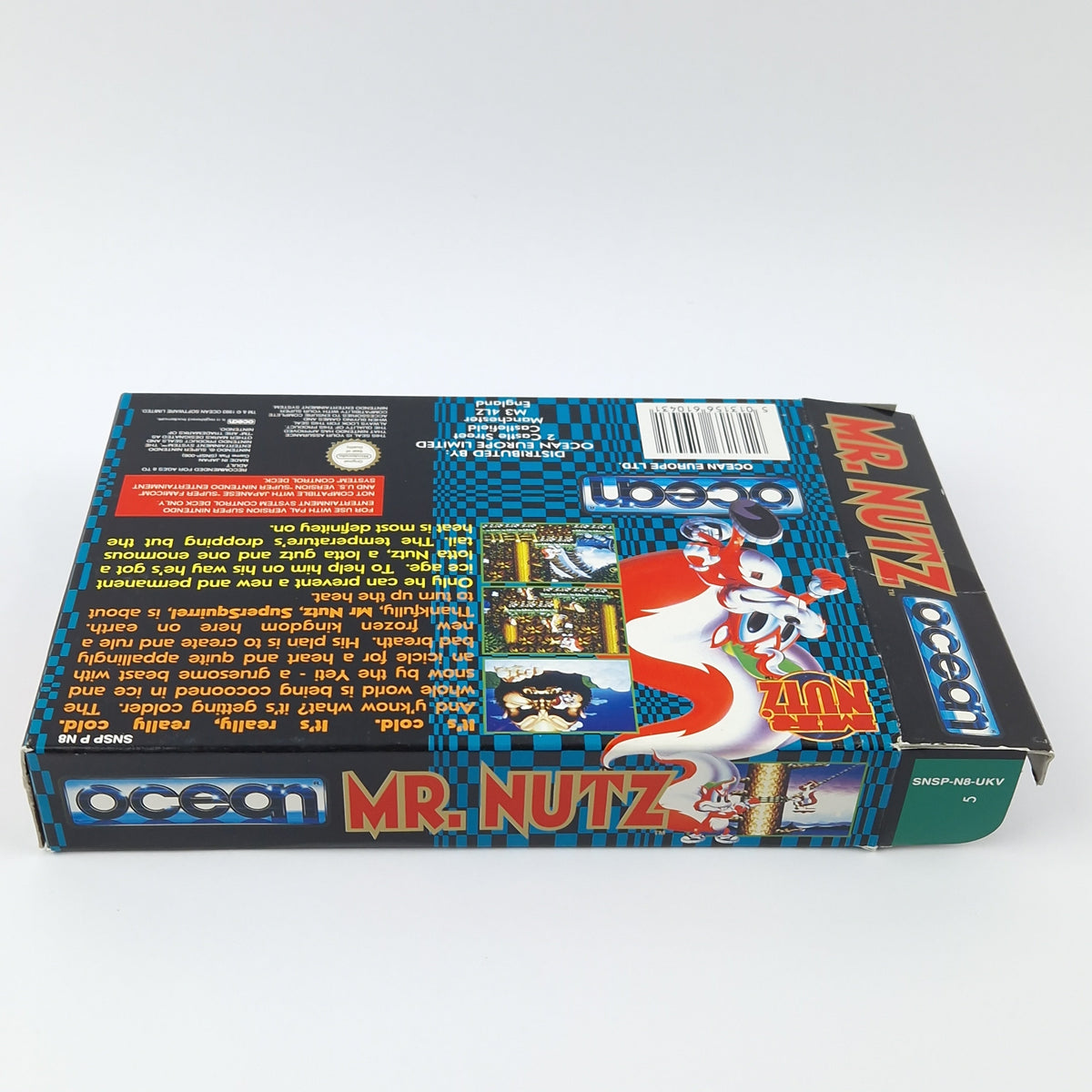 Super Nintendo Spiel – Mr. Nutz Modul Anleitung OVP PAL