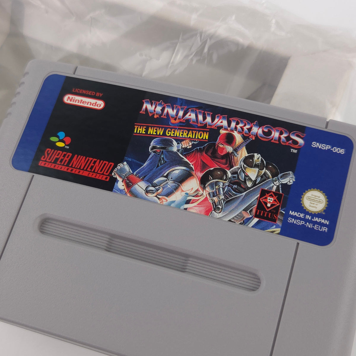 Super Nintendo Spiel – Ninja Warriors (SNES OVP)