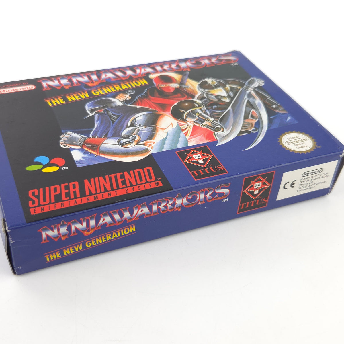 Super Nintendo Spiel Ninja Warriors OVP