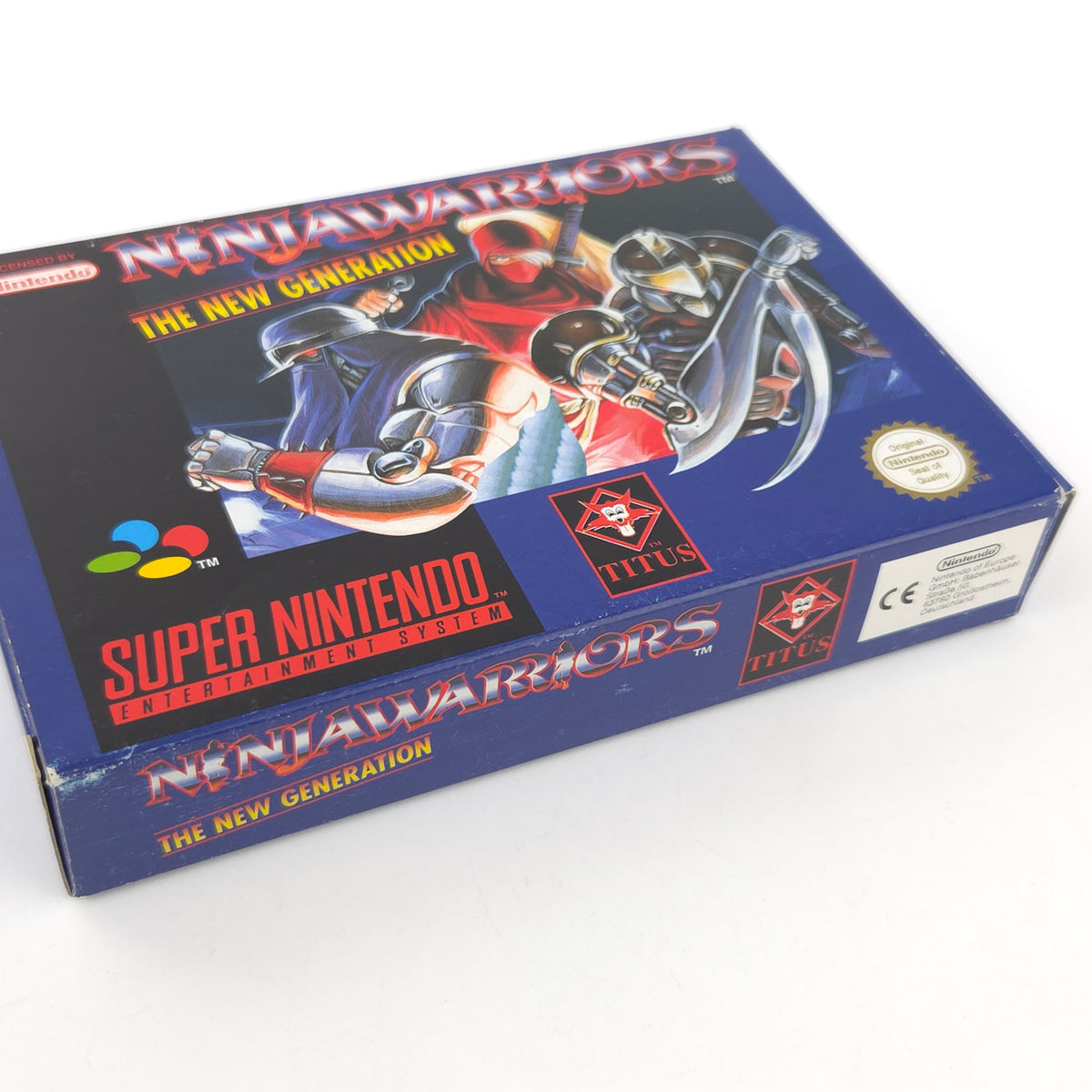 Super Nintendo Spiel Ninja Warriors OVP PAL EUR
