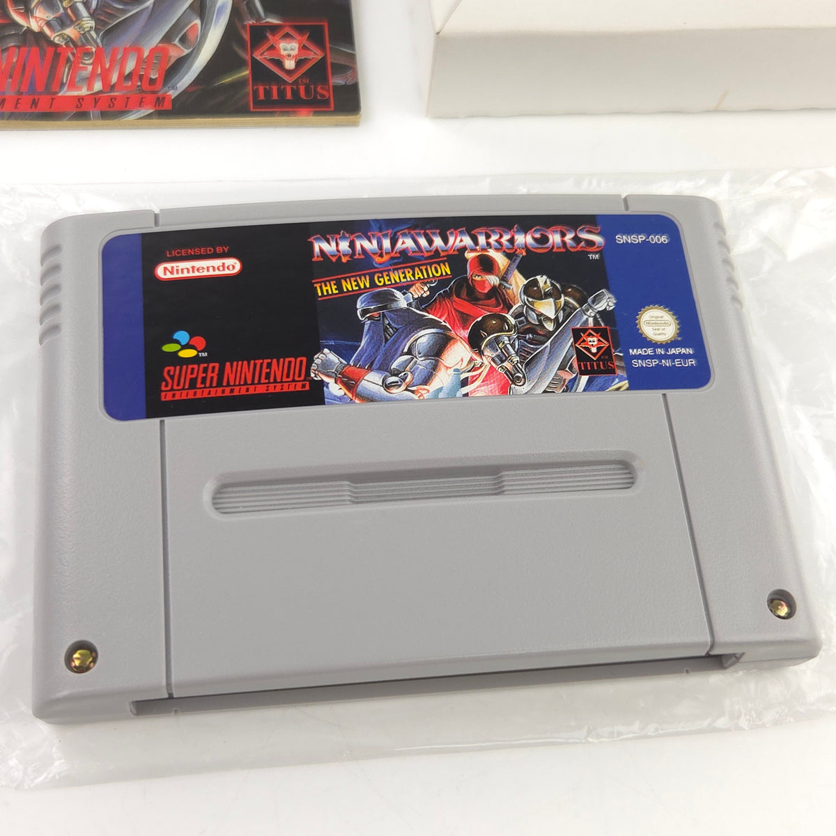 Super Nintendo Spiel Ninja Warriors OVP