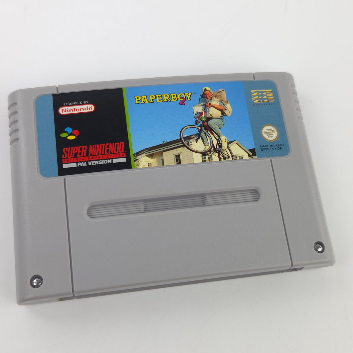 Super Nintendo Spiel Paperboy 2 OVP PAL DE