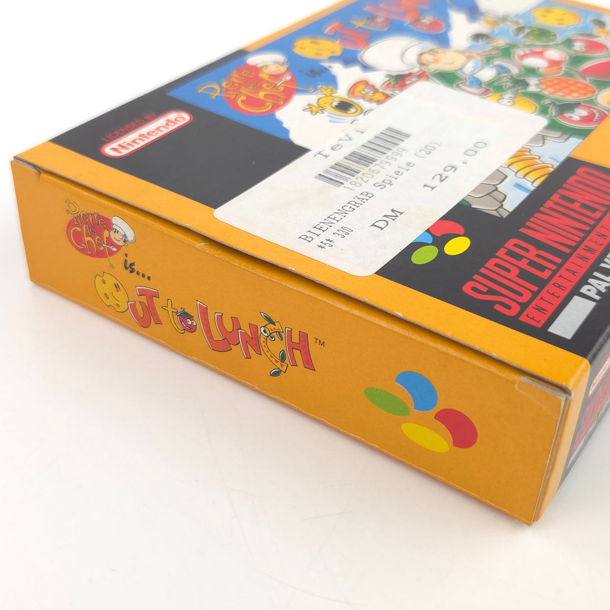 Super Nintendo Spiel Pierre le Chef OVP PAL