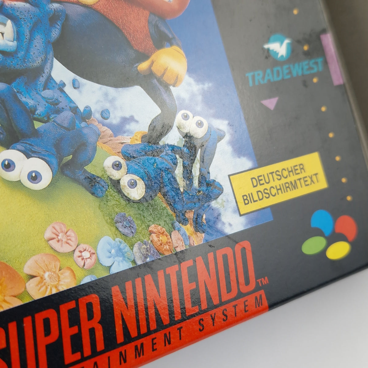 Super Nintendo Spiel – Plok OVP Anleitung PAL CIB SNES