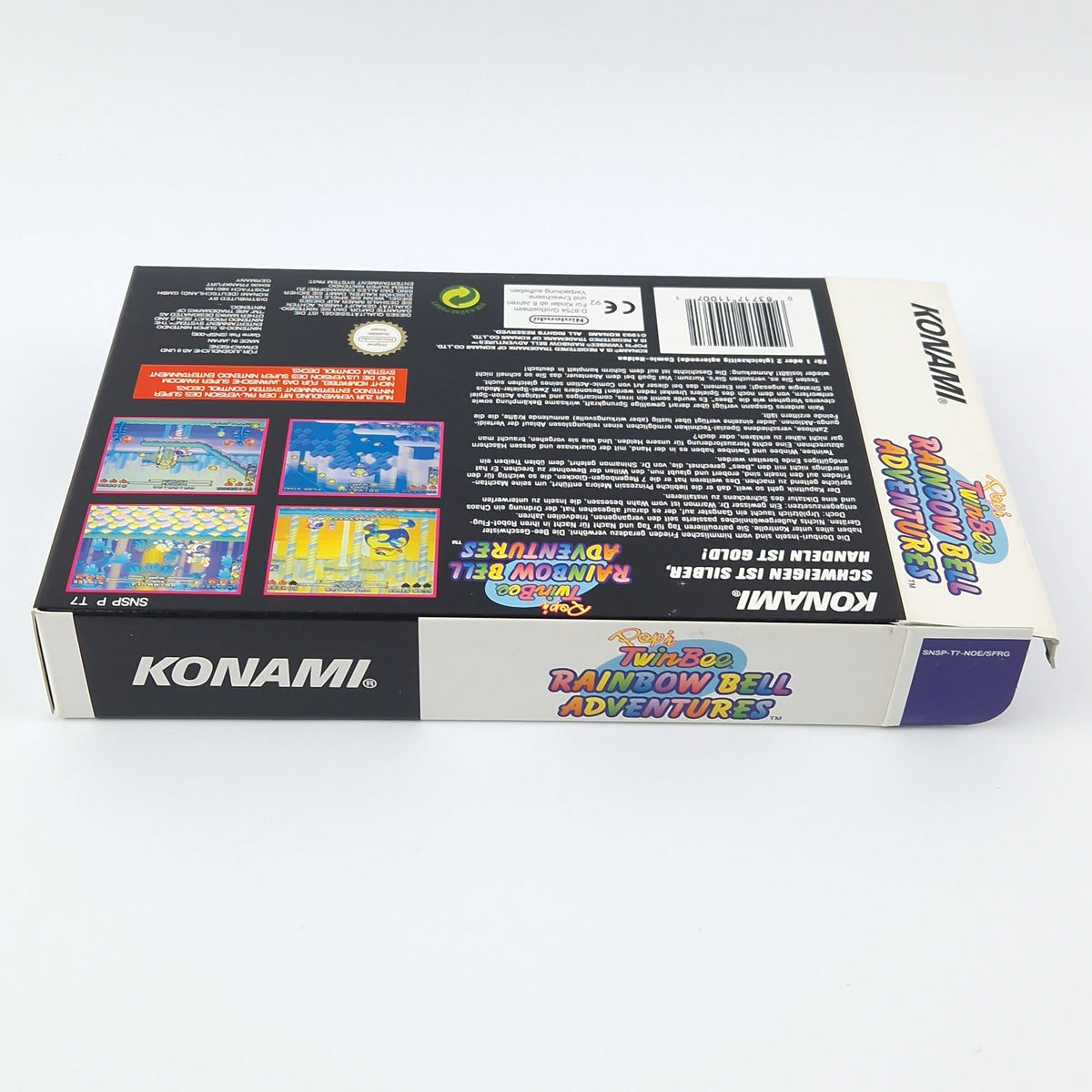Super Nintendo Spiel – Popn TwinBee Rainbow Bell (OVP PAL)