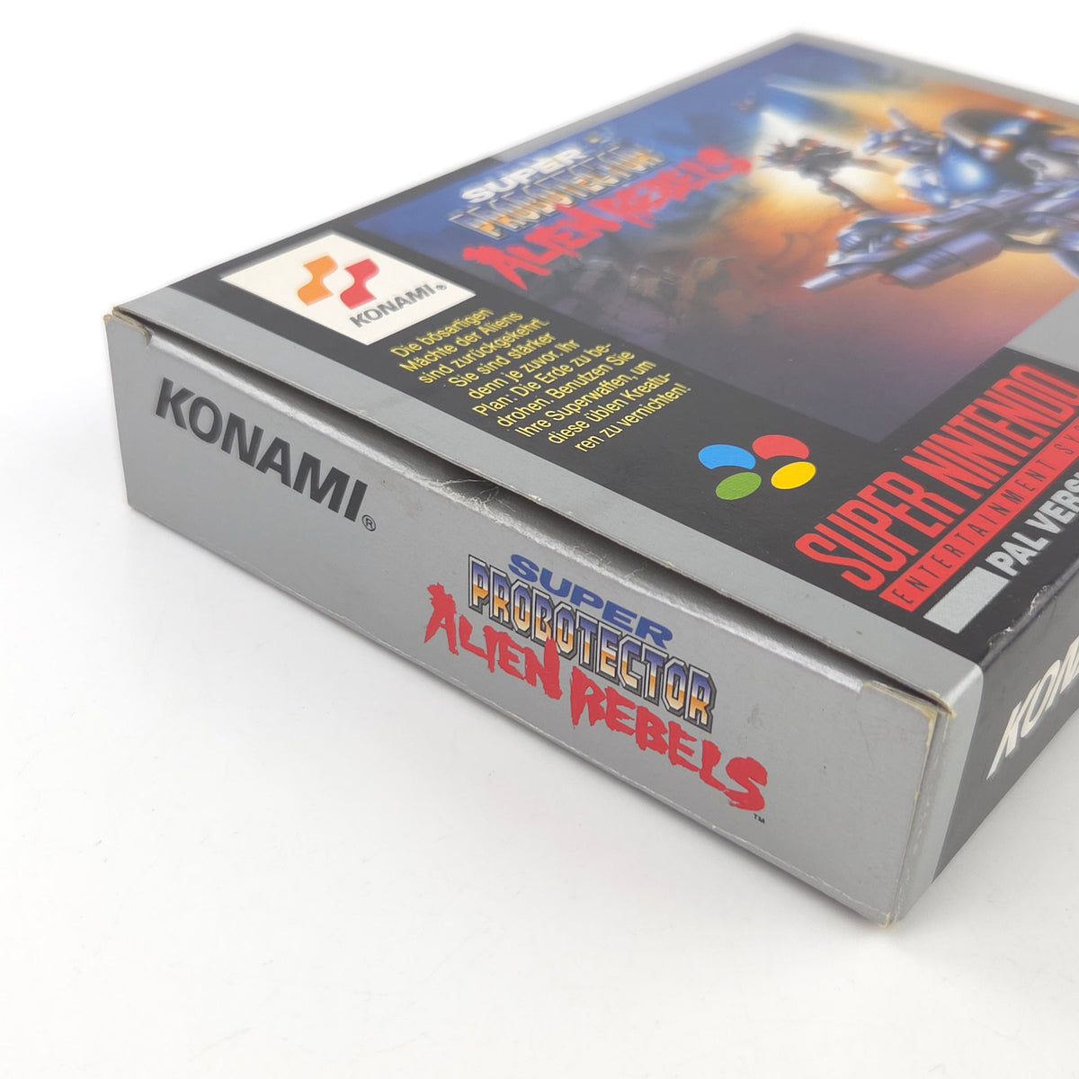 Super Nintendo Spiel Super Probotector OVP PAL DE
