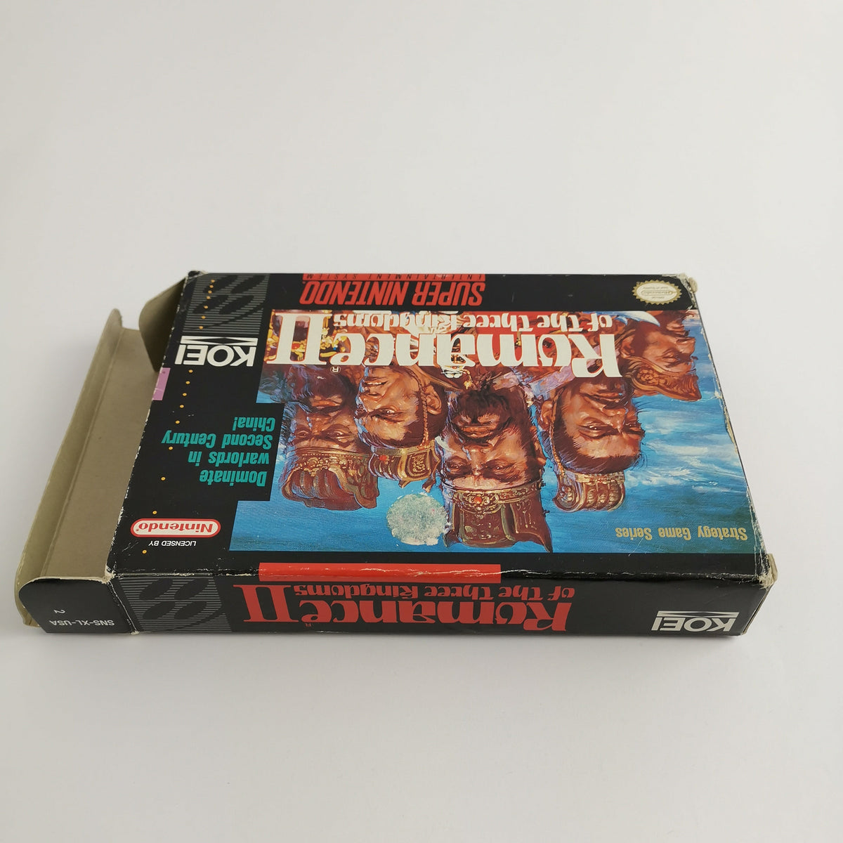 Super Nintendo Spiel – Romance of the Three Kingdoms II OVP