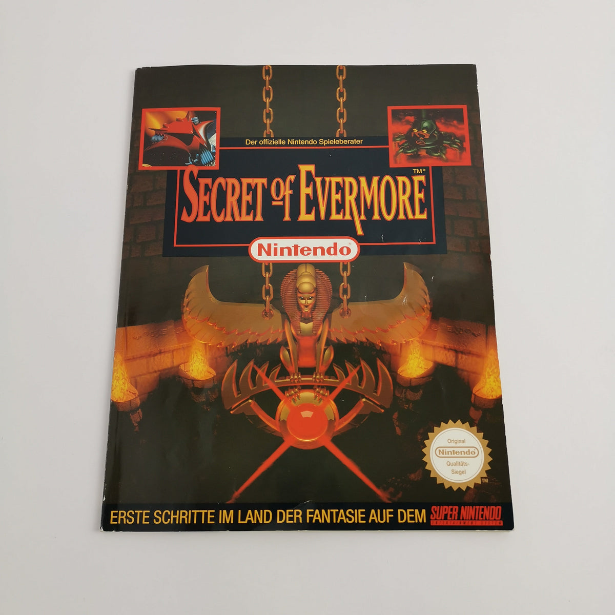 Super Nintendo Spiel – Secret of Evermore Big Box OVP PAL