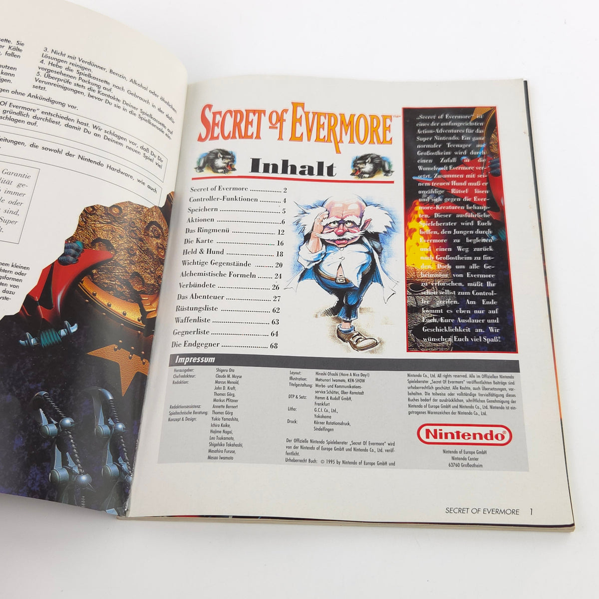Super Nintendo Spiel – Secret of Evermore (OVP PAL)