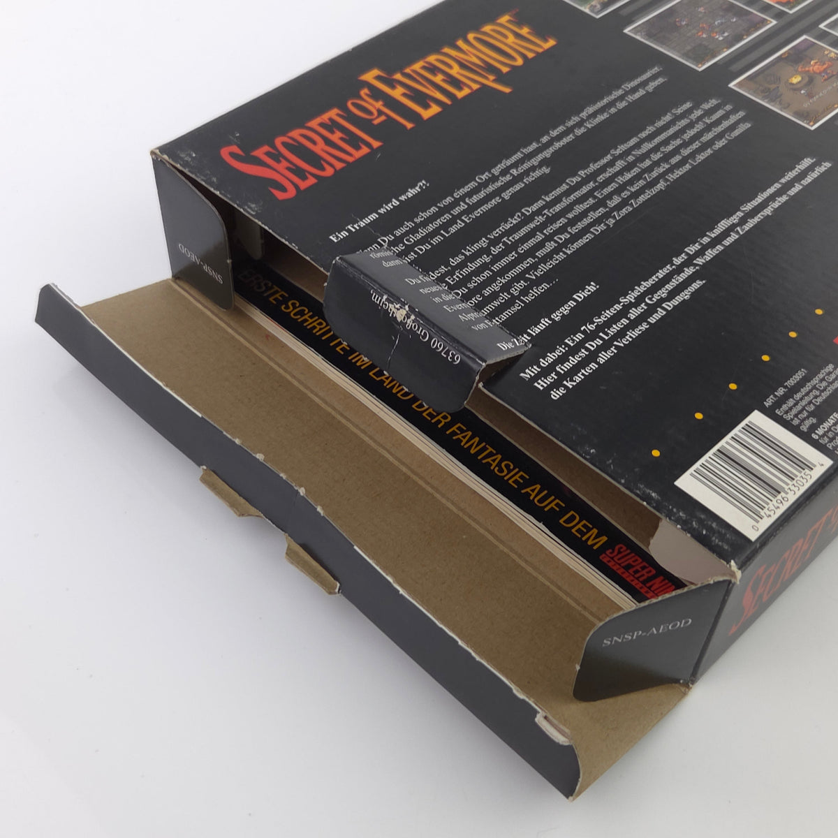Super Nintendo Spiel – Secret of Evermore (OVP PAL)