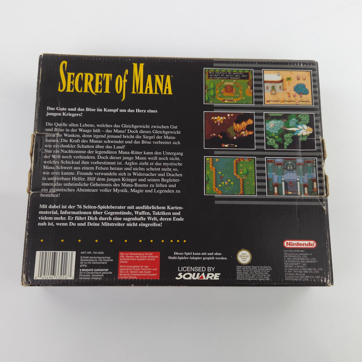 Super Nintendo Spiel – Secret of Mana (SNES OVP)