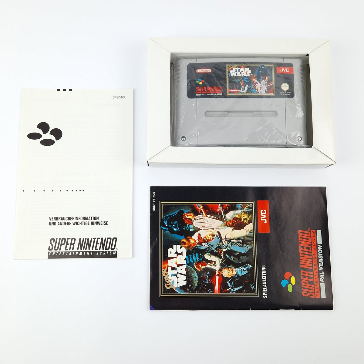 Super Nintendo Spiel – Super Star Wars OVP PAL CIB