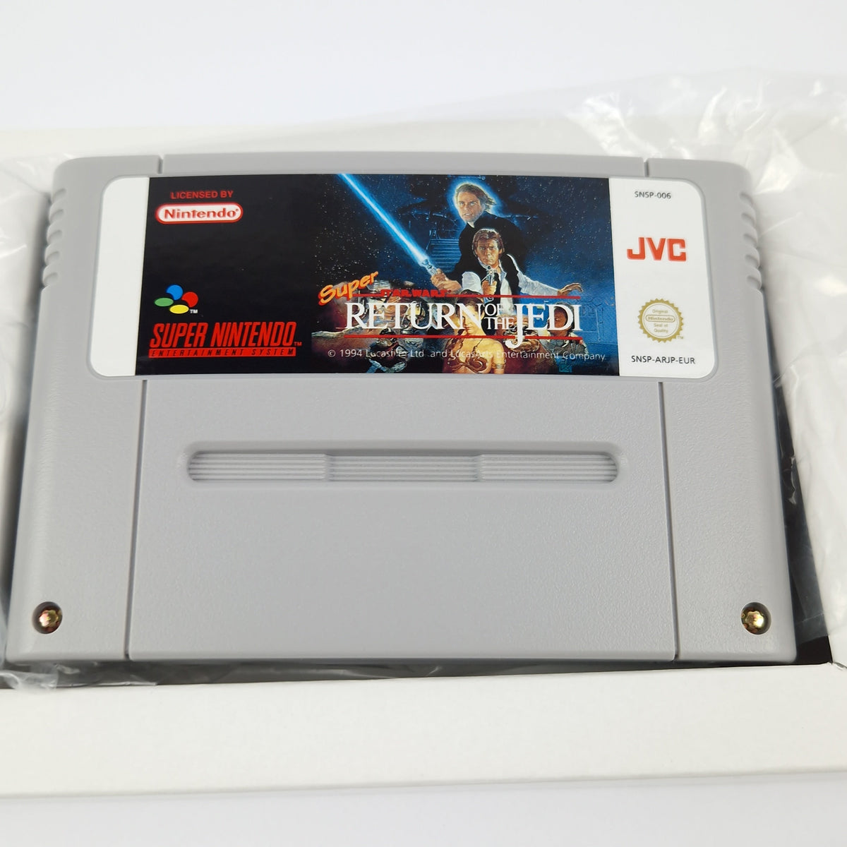 Super Nintendo Spiel – Star Wars Return of the Jedi OVP PAL