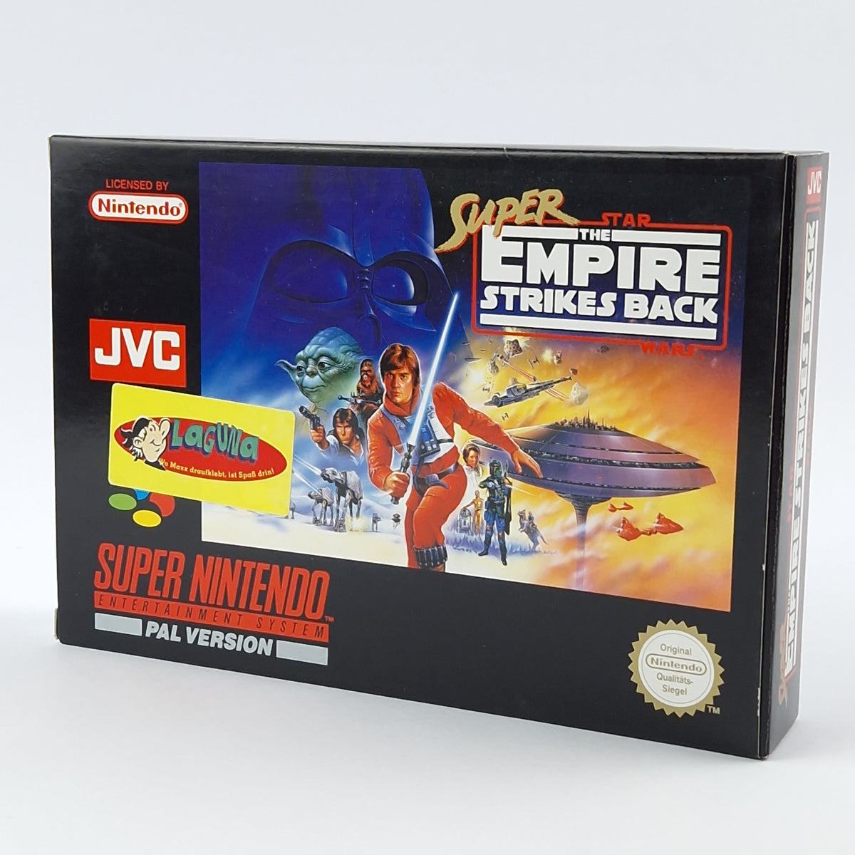Super Nintendo Spiel – Star Wars Empire Strikes Back OVP PAL