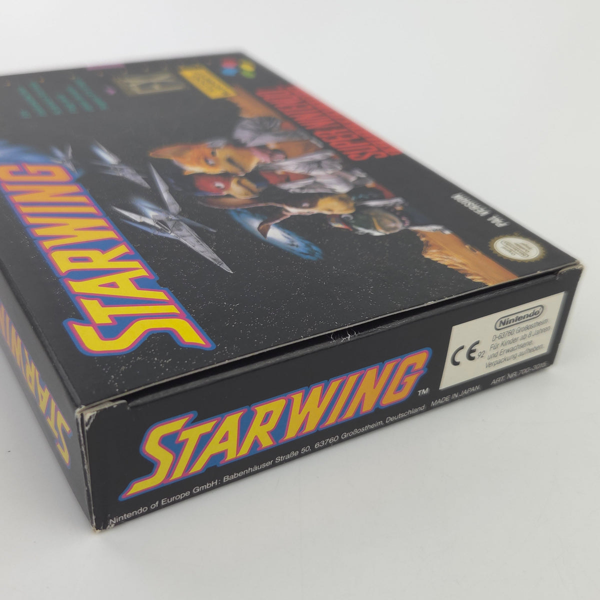 Super Nintendo Spiel Starwing SNES Modul Anleitung OVP