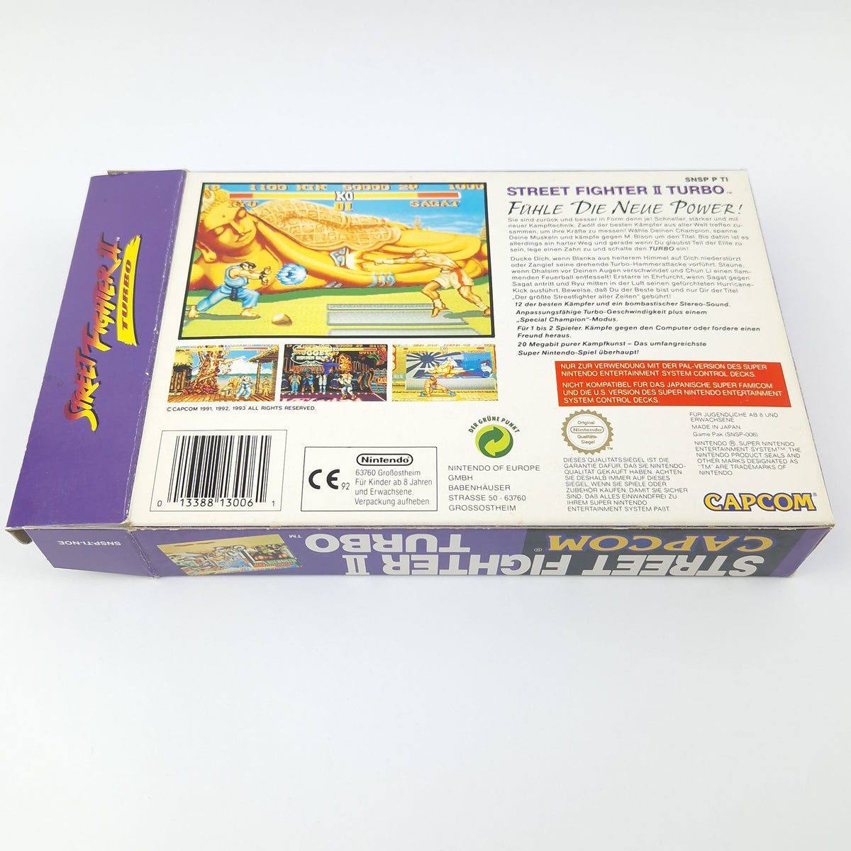 Super Nintendo Spiel – Street Fighter II Turbo OVP SNES