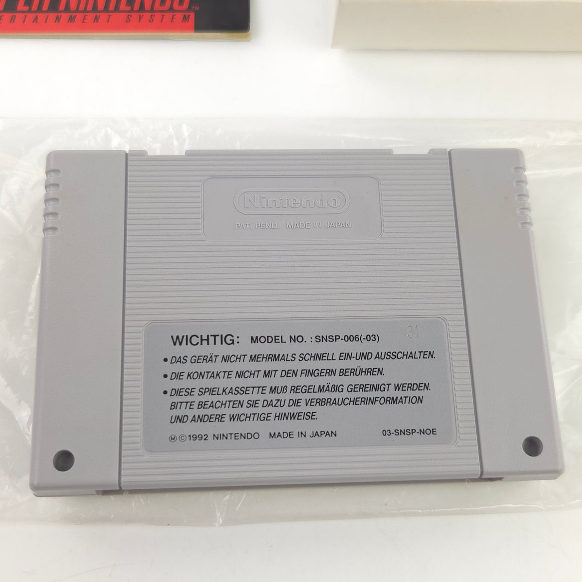 Super Nintendo Spiel Stunt Race FX OVP CIB PAL