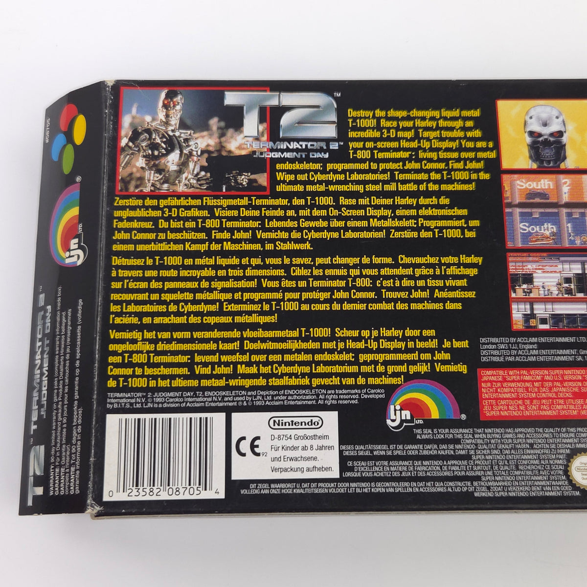 Super Nintendo Spiel – T2 Terminator 2 (SNES OVP)