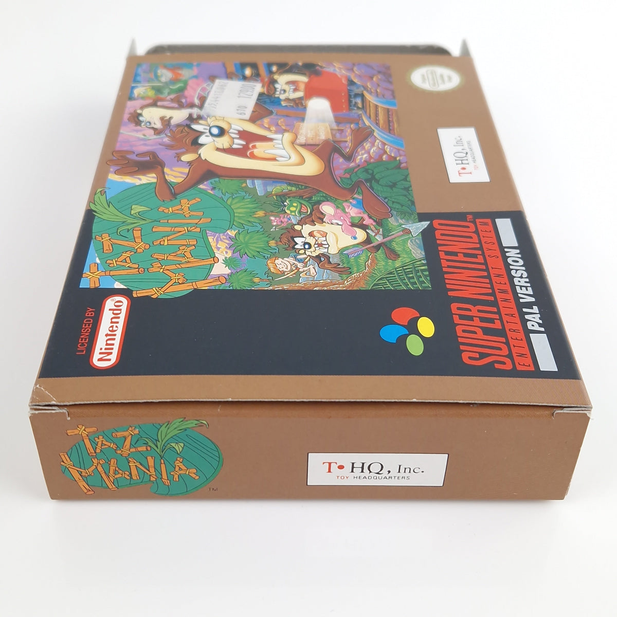 Super Nintendo Spiel – TAZ Mania mit Poster OVP PAL CIB