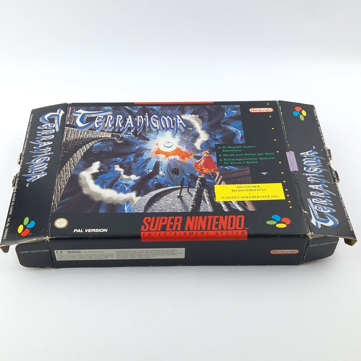 Super Nintendo Spiel – Terranigma Big Box OVP PAL CIB