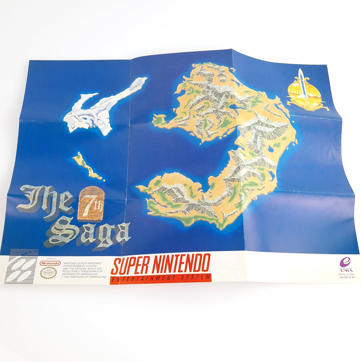 Super Nintendo Spiel – The 7th Saga OVP NTSC USA